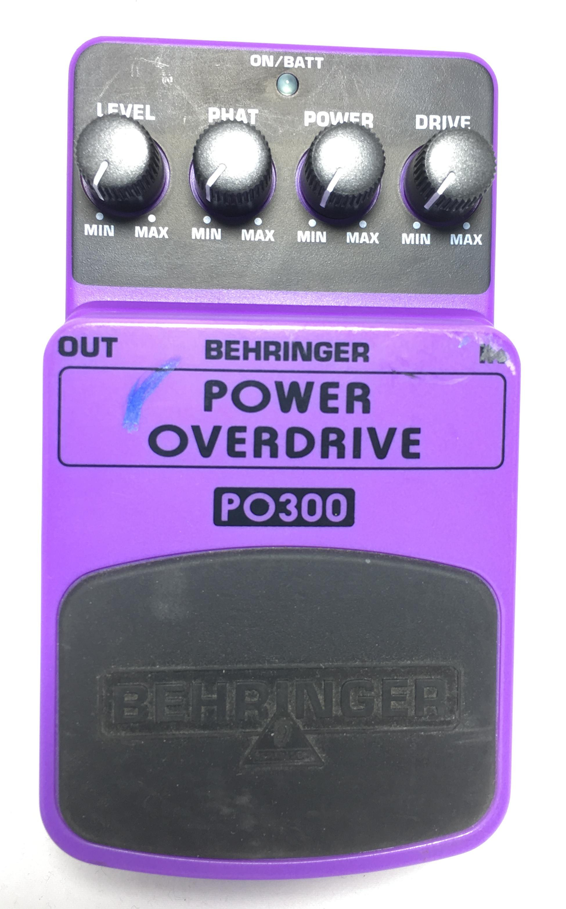 behringer power overdrive