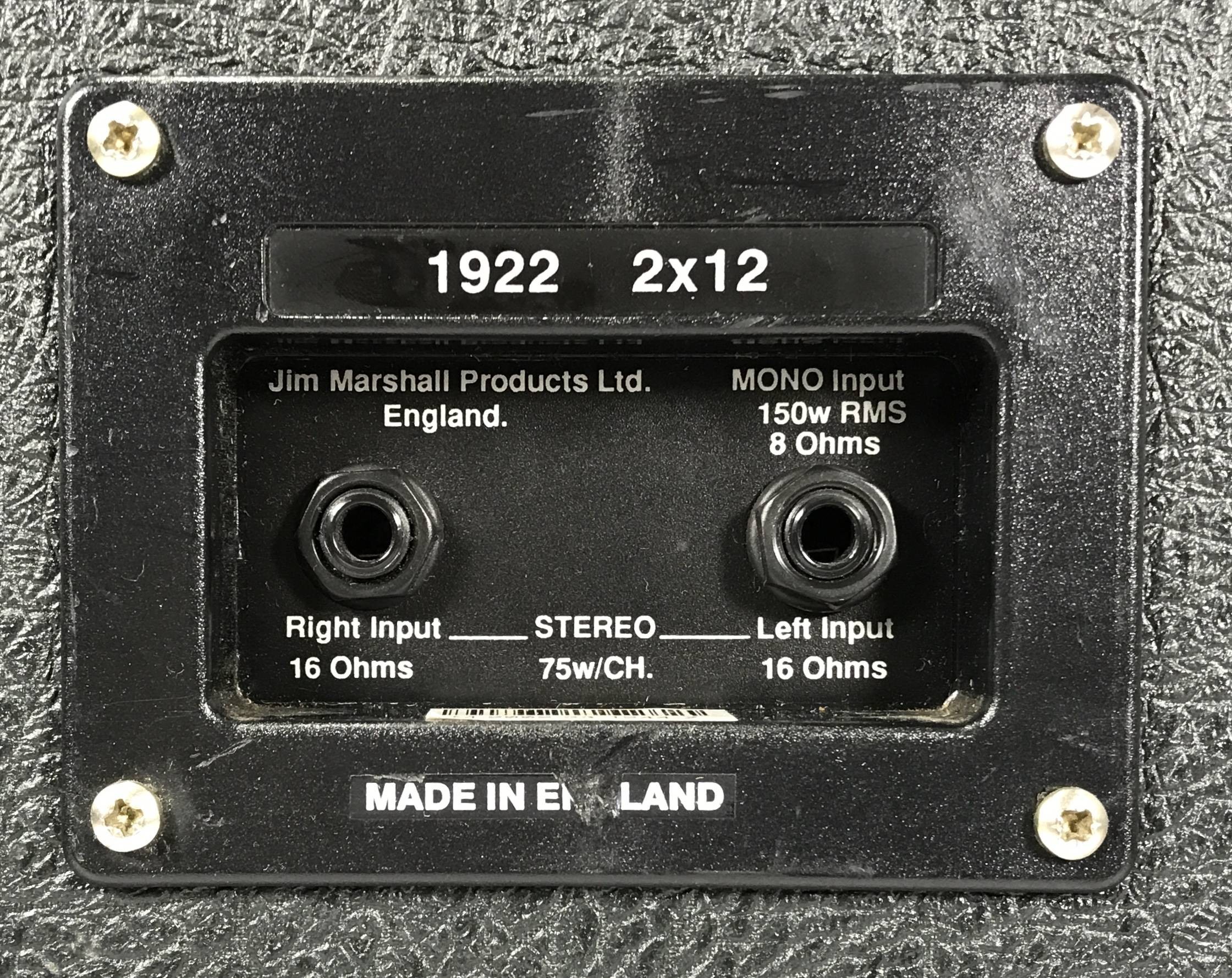 Amplificatore chitarra Marshall 1922 2 X 12 150W