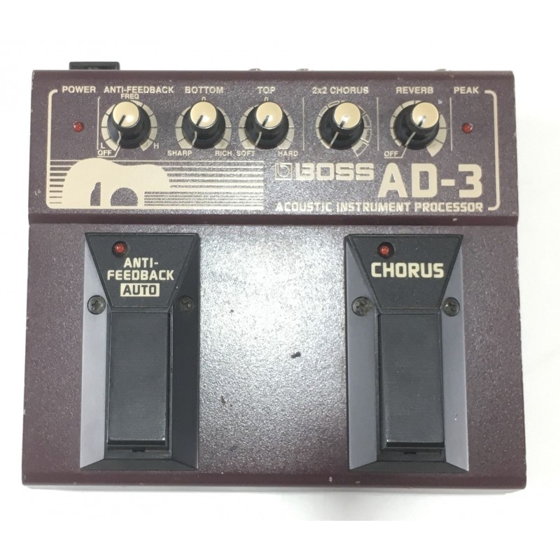 Boss AD-3 Acoustic Instrument Processor | Effetti Boss