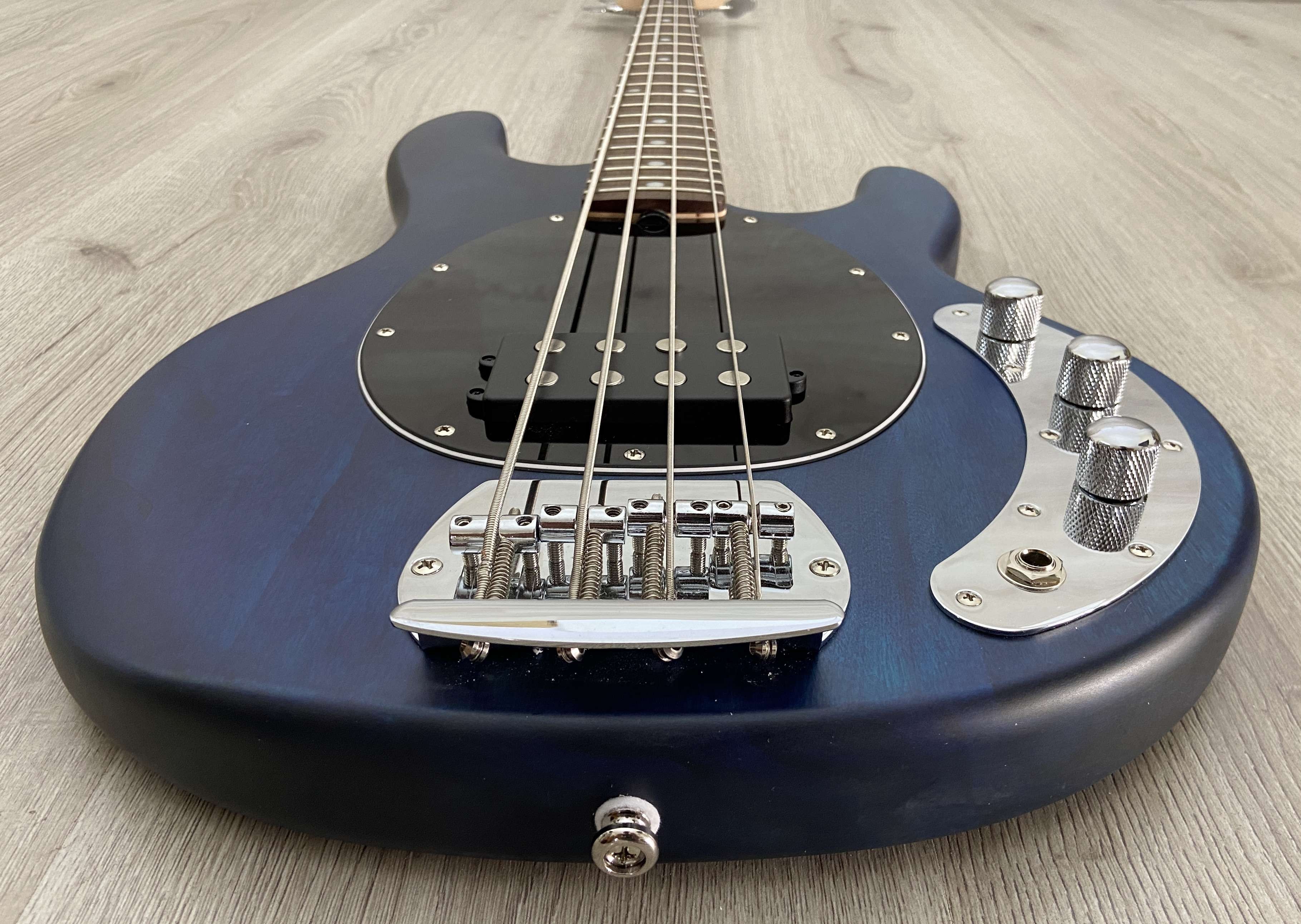 Sterling By Music Man S.U.B. Sting Ray 4 Blue Satin | Bassi Elettri...