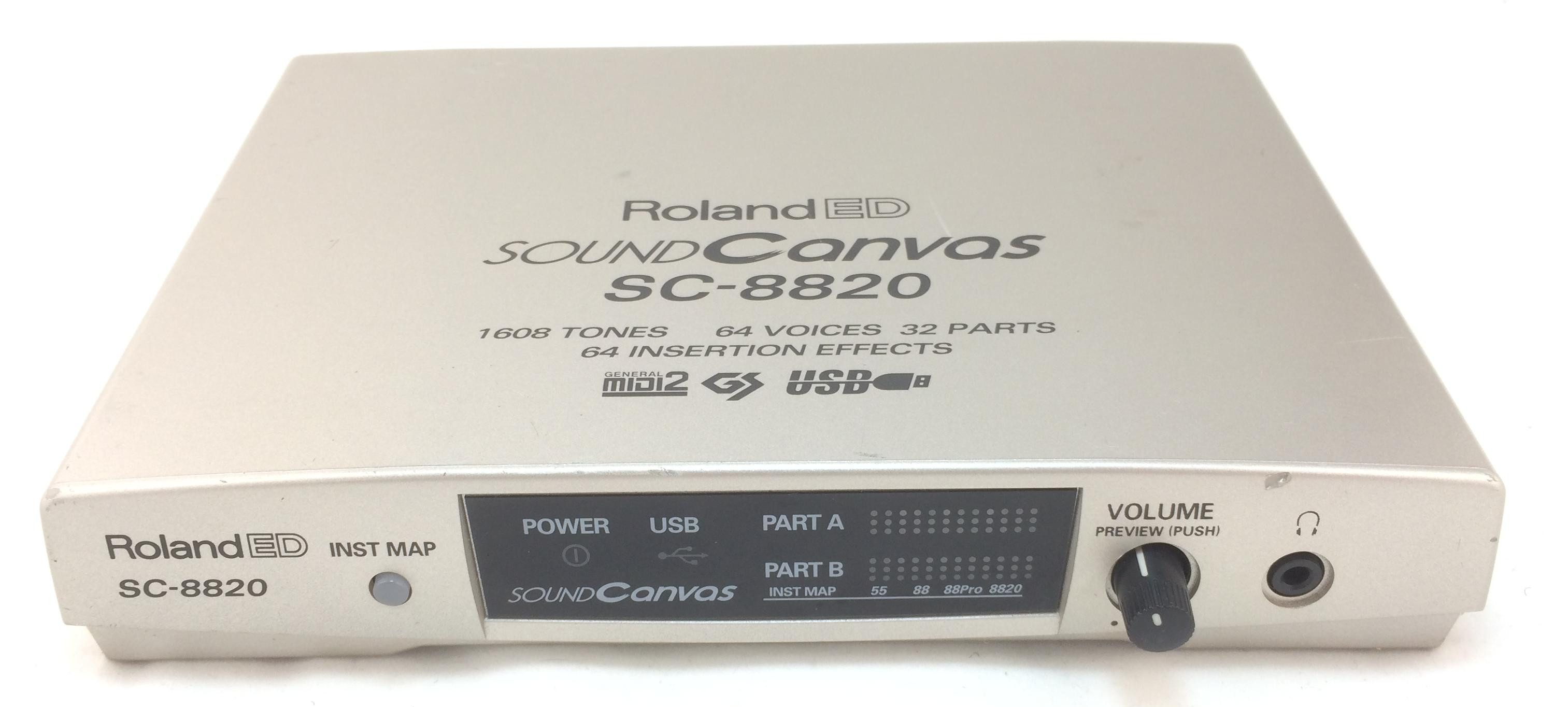 Roland 音源モジュール Sound Canvas SC-8820 １着でも送料無料 51.0