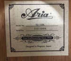 Aria TG-1 SBL