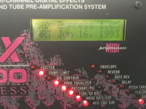 Art SGX 2000 Express Preamplificatore valvolare