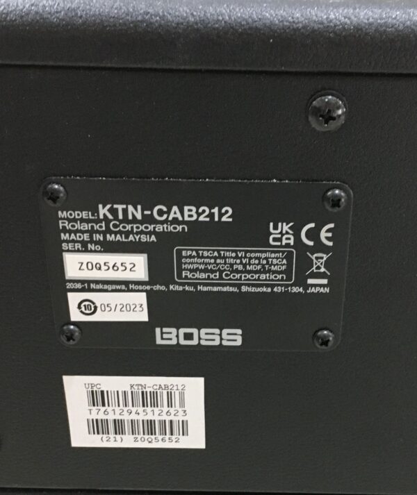 Boss Katana CAB212