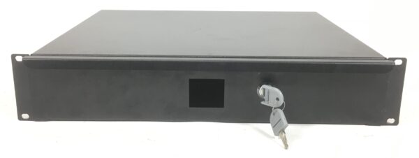 Cassetto Rack 2 unità con serratura