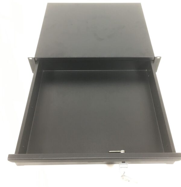 Cassetto Rack 2 unità con serratura