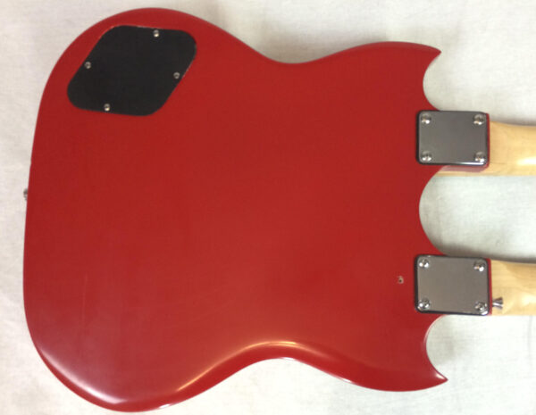 Chitarra elettrica doppio manico tipo Gibson SG