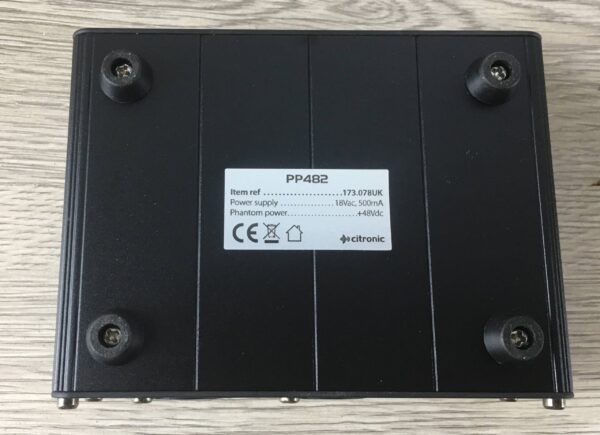 Citronic PP482 Alimentatore phantom 48V 2 canali