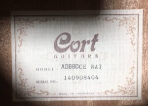 Cort AD880CE Natural Con borsa