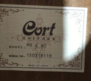 Cort MR-E NS
