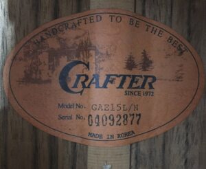 Crafter GAE15L/N Mancina