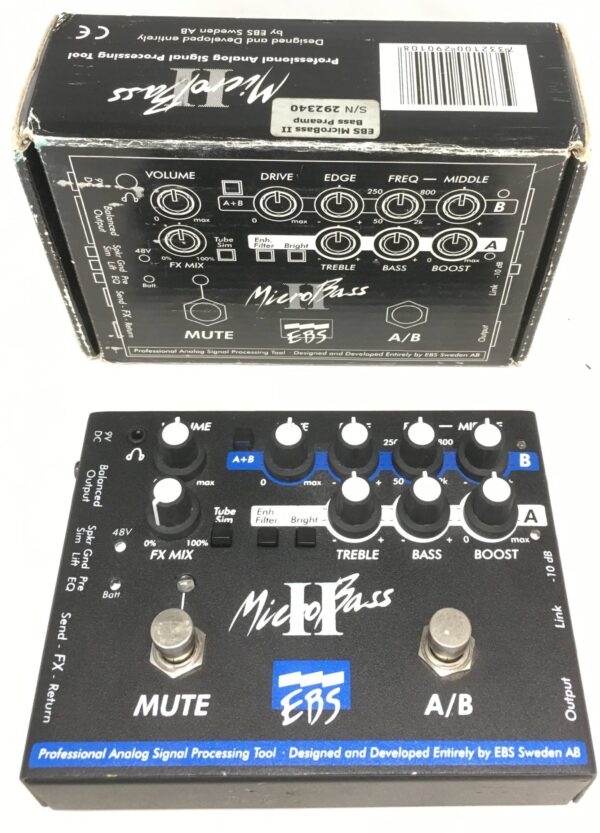 EBS Microbass II Preamplificatore DI