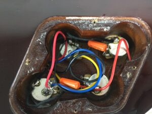 Eko VL-480 Honey Burst Flamed + elettronica CTS