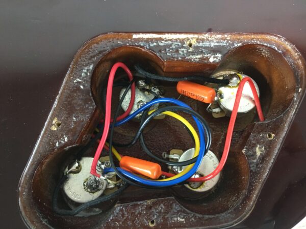 Eko VL-480 Honey Burst Flamed + elettronica CTS