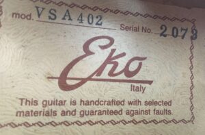 Eko VSA 402 tipo 335