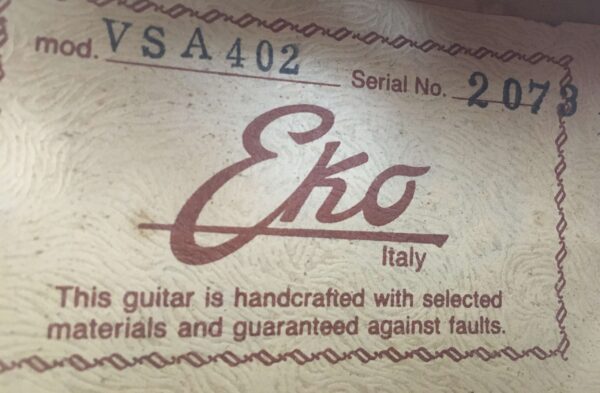 Eko VSA 402 tipo 335