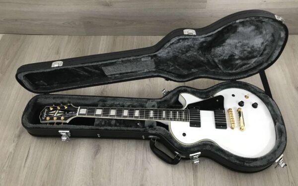 Epiphone Inspired by Gibson Les Paul Custom Apline White + EMG Zakk Wylde Set Black