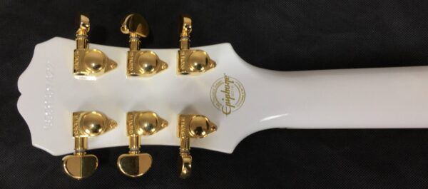 Epiphone Les Paul Custom Alpine White seriale 18051507422
