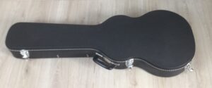 ESP LTD EC-256 black satin con custodia rigida