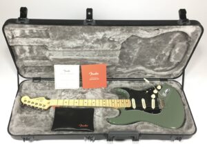 Fender American Professional Stratocaster Antique Olive RW seriale US17034832