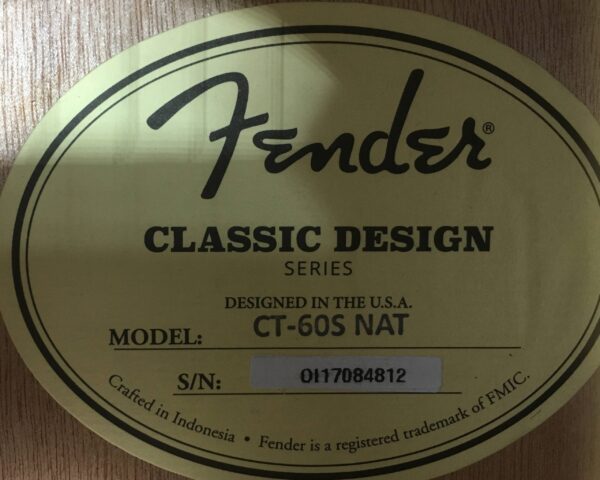 Fender CT-60S Natural con custodia
