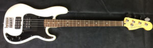 Fender Precision Black Top White Chrome Pearl