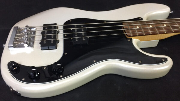 Fender Precision Black Top White Chrome Pearl
