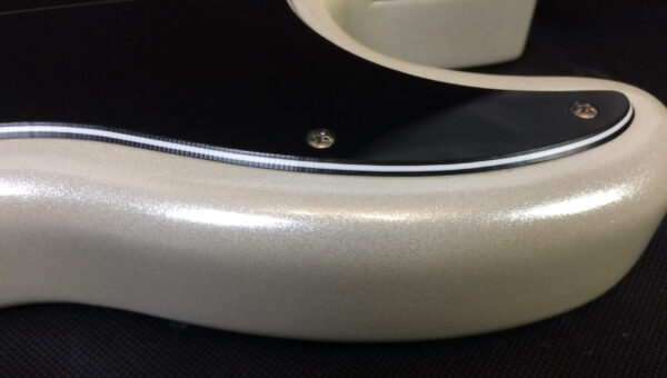 Fender Precision Black Top White Chrome Pearl