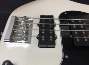 Fender Precision Black Top White Chrome Pearl