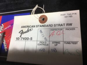 Fender Stratocaster American Standard 1989 Serial E901094