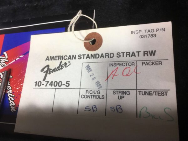 Fender Stratocaster American Standard 1989 Serial E901094