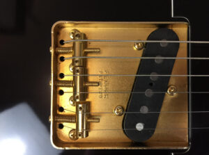 Fender Telecaster Black & Gold 84-87 Vintage Made in Japan
