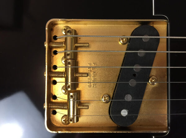 Fender Telecaster Black & Gold 84-87 Vintage Made in Japan