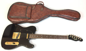 Fender Telecaster Black & Gold 84-87 Vintage Made in Japan