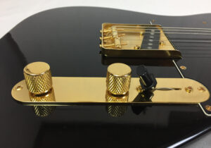 Fender Telecaster Black & Gold 84-87 Vintage Made in Japan