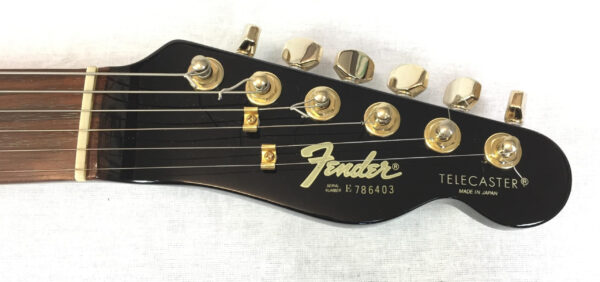 Fender Telecaster Black & Gold 84-87 Vintage Made in Japan
