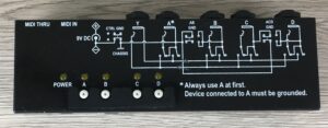 G-Lab LMS-1 Line midi switcher