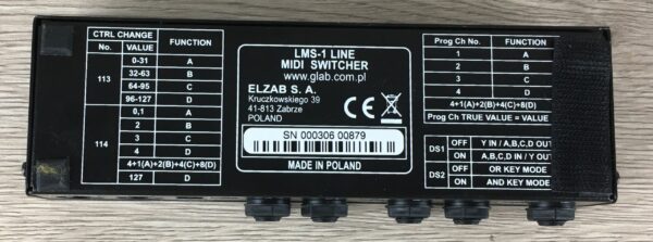 G-Lab LMS-1 Line midi switcher
