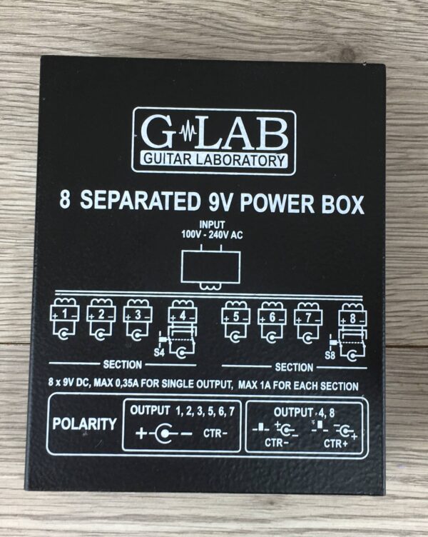 G-Lab PB-1 8 separated 9v power box