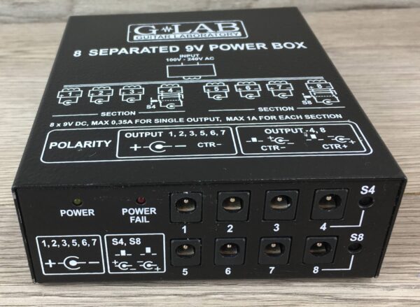 G-Lab PB-1 8 separated 9v power box