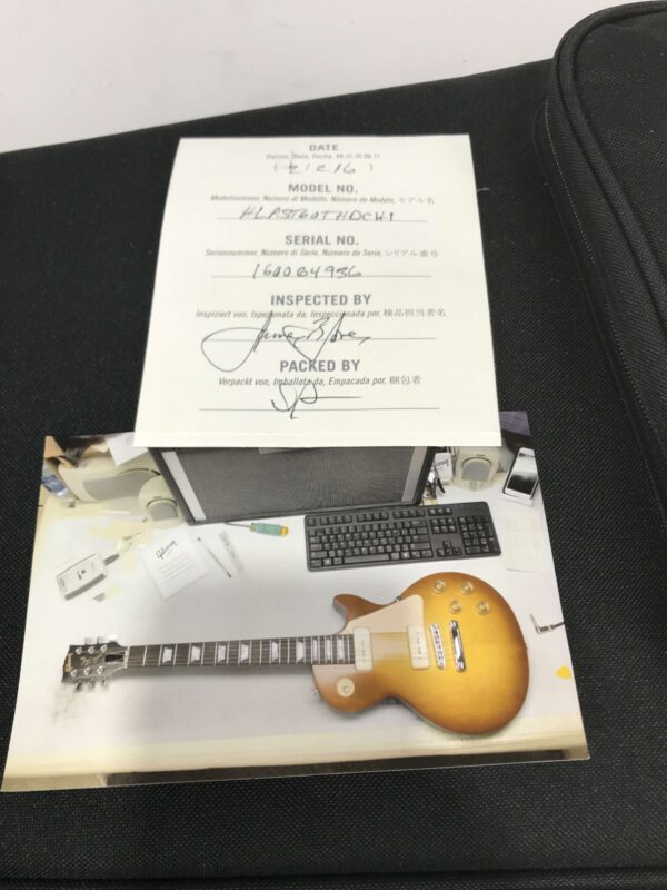 Gibson Les Paul 60s Tribute 2016 High Performance Sat Honeyburst