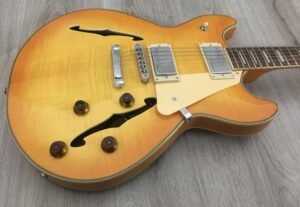 Harley Benton HB-35Plus Lemon + Hard Case