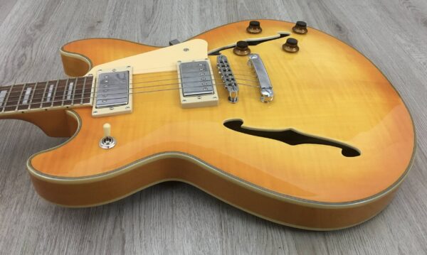Harley Benton HB-35Plus Lemon + Hard Case