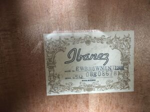 Ibanez  EWB205WNENT Basso Acustico 5 corde