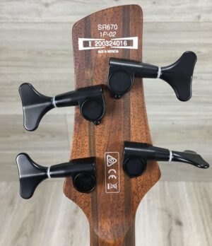 Ibanez SR670 Silver Wave Black Flat
