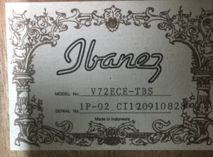 Ibanez V72ECE-TBS