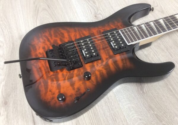 Jackson Dinky JS32Q Arch Top Dark Sunburst