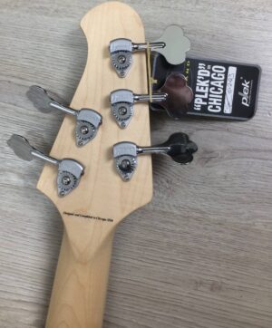 Lakland Skyline 55-02 Deluxe Trans Blue + custodia mono
