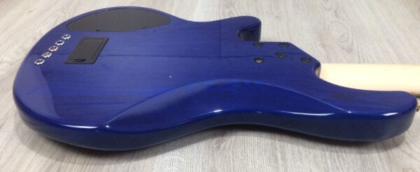 Lakland Skyline 55-02 Deluxe Trans Blue + custodia mono