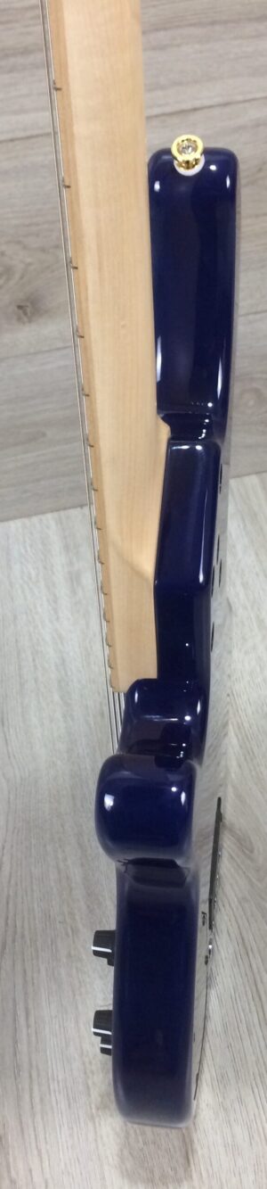 Lakland Skyline 55-02 Deluxe Trans Blue + custodia mono